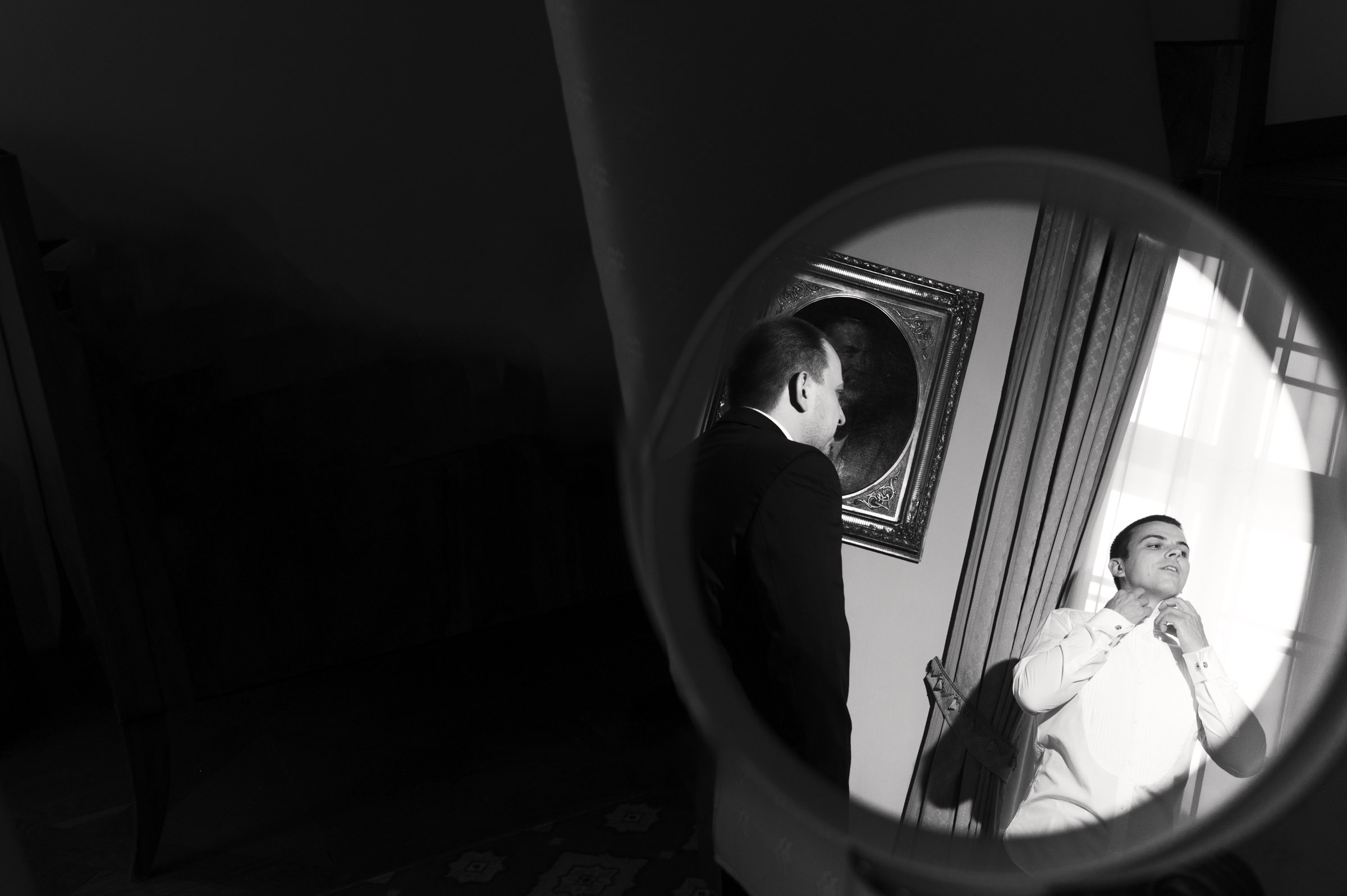 Cinematic bridal morning preparations captured on 35mm analog film by Zuzana Fajmon