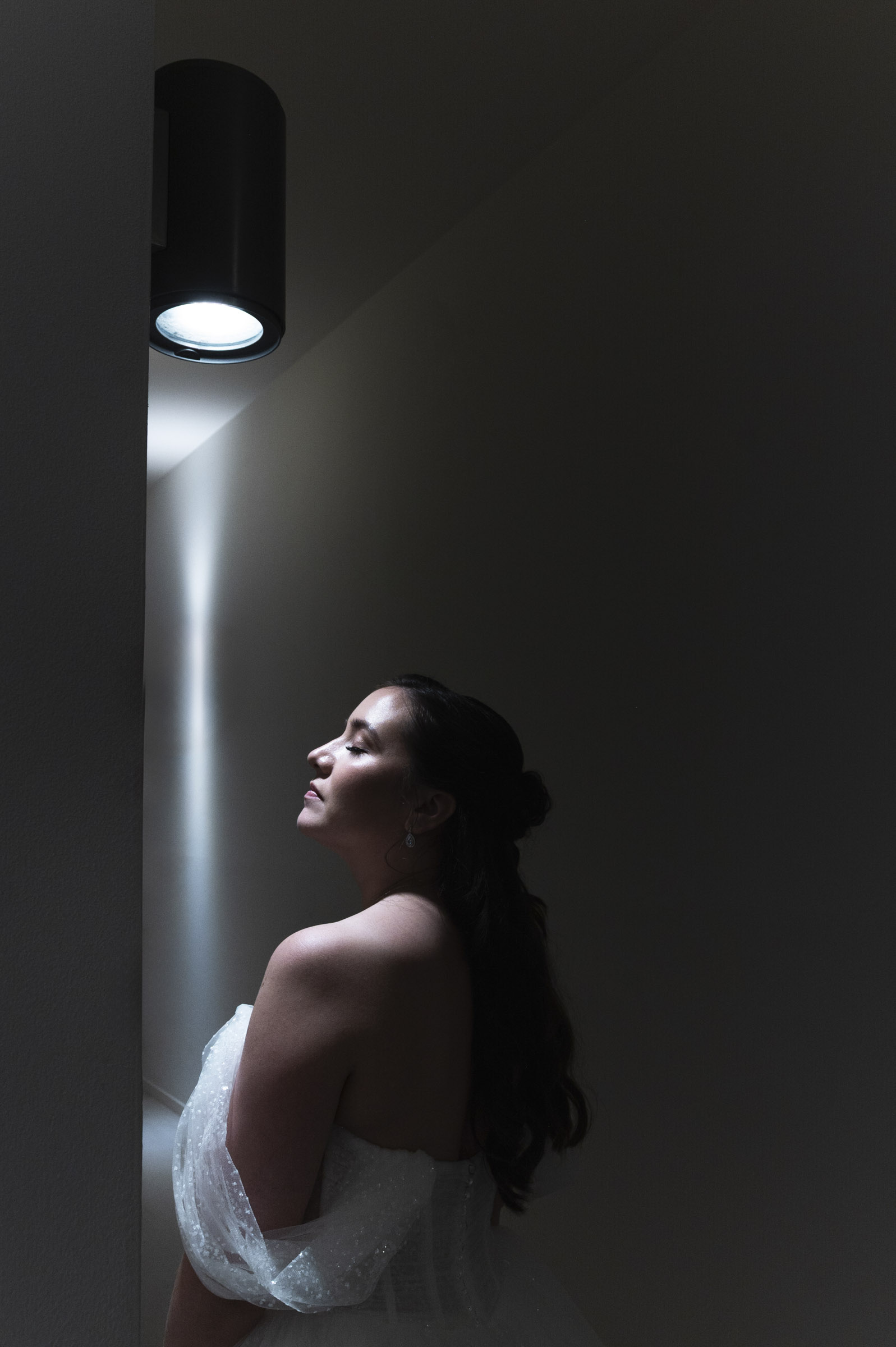 Natural light fine art portraiture in a historic castle interior by Zuzana Fajmon
